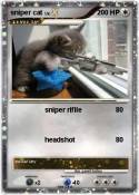 sniper cat