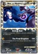 Mew v.s Mewtwo