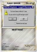FUNNY ERROR