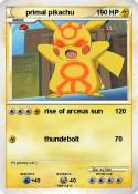 primal pikachu