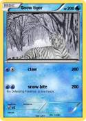 Snow tiger