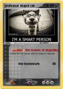 professor stupid cat professor