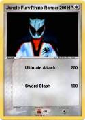 Jungle Fury Rhino Ranger Jungle Fury