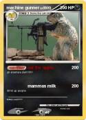 machine gunner
