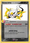 Arceus kirby