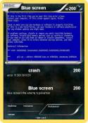 Blue screen
