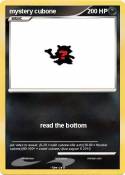 mystery cubone
