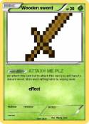 Wooden sword