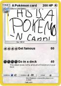 A Pokémon card