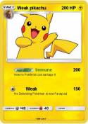 Weak pikachu Weak pikachu
