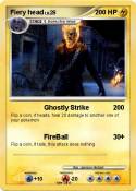 Fiery head