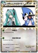 miku x mordecai