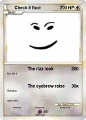 Check it face