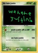 We hate justin We hate justin