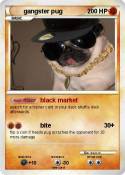 gangster pug