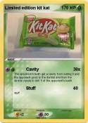 Limited edition kit kat Limited edition