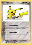 Robot Pikachu Robot Pikachu