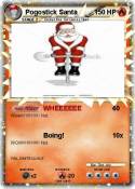 Pogostick Santa