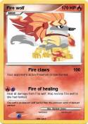 Fire wolf