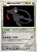 MEW beta form
