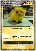 cat pikachu