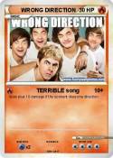 WRONG DIRECTION