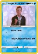 You got Rick