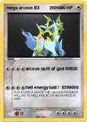 mega arceus EX