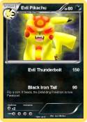 Evil Pikachu Evil Pikachu