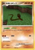 mc snake pet