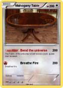 Mahogany Table