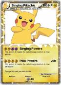 Singing Pikachu Singing Pikachu