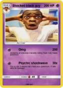 Shocked black