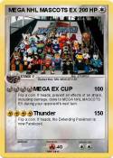 MEGA NHL MASCOTS EX MEGA NHL