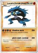 Lucario,Zoruak,(fuse) Lucario,Zoruak,(fuse)