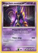 Mega Dark mewtow ex Mega Dark