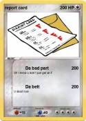 report card