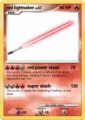 red lightsaber
