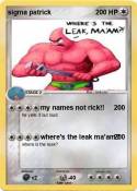 sigma patrick