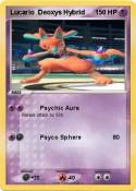 Lucario Deoxys