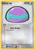 Gummy egg