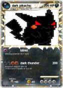 dark pikachu