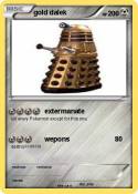 gold dalek