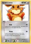 Sarah's eevee