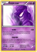 Purple man