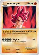 Goku ssj god Goku ssj god