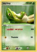 lazy frog