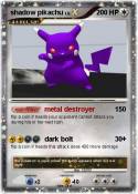 shadow pikachu