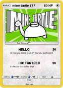 mine turtle 777
