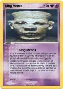 King Menes